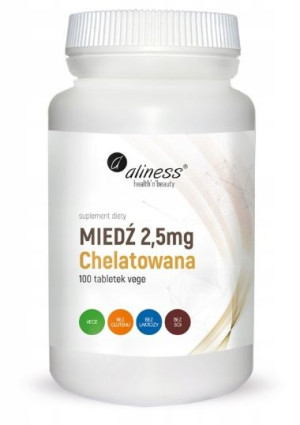 Aliness miedź chelatowana 2,5 100 t