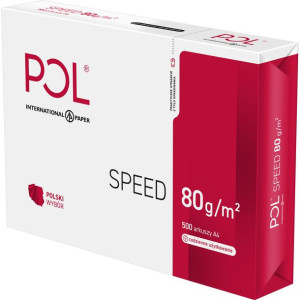 Papier ksero POLSPEED A4 80g klasa C CIE 153 (5ryz)