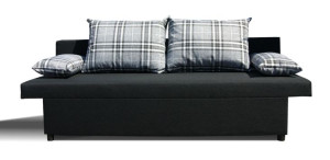 SOFA KANAPA WIKI szaro-czarnym spanie młodzieżowa