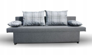 SOFA KANAPA WIKI szara rozkładana młodzieżowa