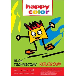Blok techniczny kolor 170g A3 HAPPY COLOR 3550 3040-09