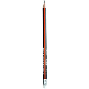 Ołówek drewniany z gumką BLACKPEPS 2B MAPED 851722