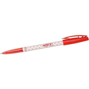 Długopis KROPKA 0.5mm B/czerwony 448-001RYSTOR