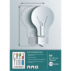 Blok techniczny CREATINIO A4 190g 400079849