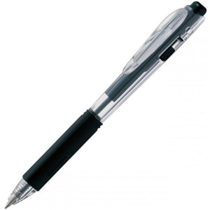 Długopis PENTEL BK437 z gumowym uchwytem automatyczny czarny