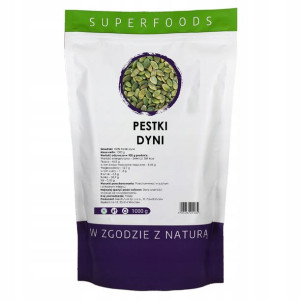 PESTKI DYNI ŁUSKANE 1000g łuszczone naturalne 1kg