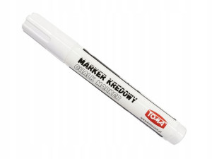 Marker Pisak Kredowy Do Tablic Szkła TOM BIAŁY