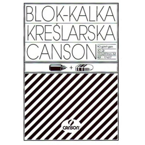 Kalka kreślarska A4 90/95g. blok 30ark. 200005322 CANSON