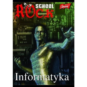 Zeszyt A5 60k kr. INFORMATYKA laminowany kratka UNIPAP