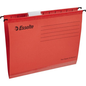 Teczki zawieszane A4 PENDAFLEX STANDARD czerwone 25szt ESSELTE 90316