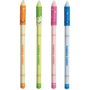 Długopis usuwalny 0,5mm BUŹKI LOL niebieski,  Happy Color HA 4120 01LO-3