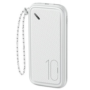 Powerbank USAMS PB56 10000mAh 2xUSB/USB-C/microUSB Fast Charge biały/white