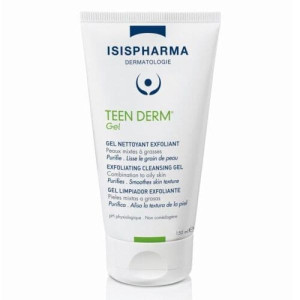 Isis Pharma Teen Derm Gel, antybakteryjny żel do mycia skóry tłustej, 150ml