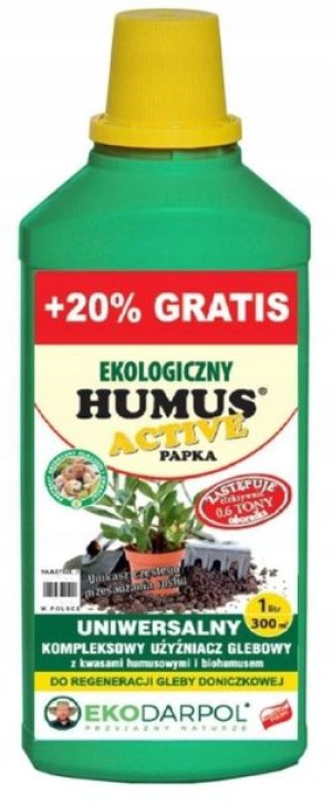 EKODARPOL Humus Active Papka nawóz płynny uniwersalny 1l + 20%