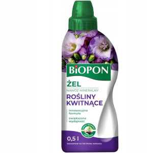 BIOPON Żel nawóz mineralny rośliny kwitnące 0,5L