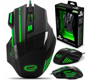 Mysz Myszka Gamingowa Dla Graczy Rgb Led 2400 Dpi