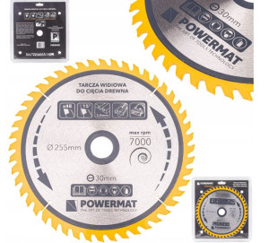 Tarcza WIDIOWA Do Drewna Piły Piła 255 x 30 mm 48Z