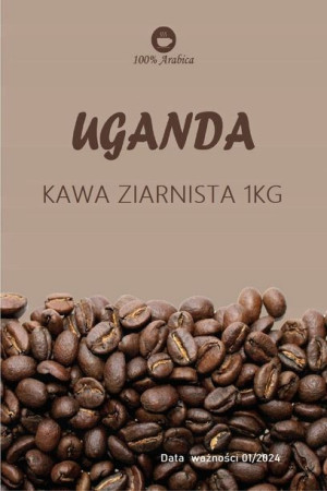 Kawa ziarnista arabika 100% Uganda
