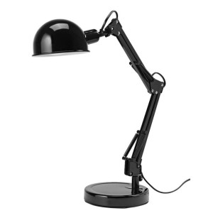 Lampa Biurowa do Biurka Lampka Czarna Regulowana