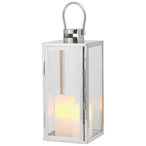 Lampion Latarnia Latarenka Srebrny na Taras Wys:40