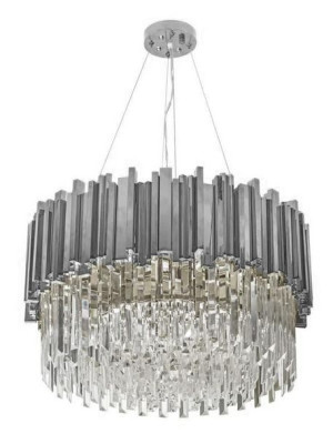 Lampa wisząca IMPERIAL SILVER 60 - stal, kryształ