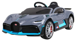 Pojazd na akumulator auto Bugatti Divo Szary