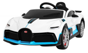 Pojazd na akumulator auto Bugatti Divo Biały