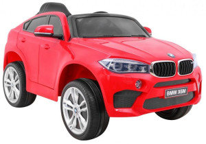 Auto samochód pojazd na akumulator BMW X6M Czerwony