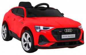 Auto samochód na akumulator Audi E-Tron Sportback Czerwony