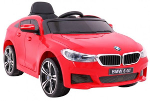 Auto samochód pojazd na akumulator BMW 6 GT Czerwony