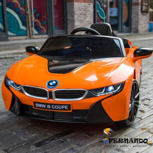 Auto samochód pojazd na akumulator BMW I8 LIFT Pomarańczowy