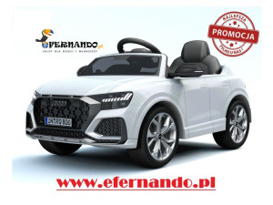 Auto samochód pojazd na akumulator Audi RS Q8 Biały