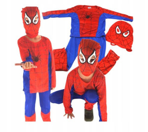 Spiderman Strój Przebranie Kostium Karnawał R116 M