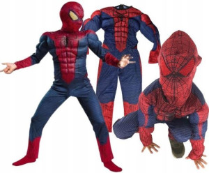 Spiderman Strój Z Mięśniami Przebranie Kostium 122