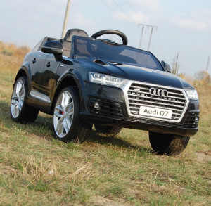 Pojazd auto na akumulator Audi Q7 2 4G New Model Lakierowany Czarny