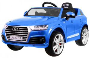 Pojazd auto na akumulator Audi Q7 2 4G New Model Lakierowany Niebieski