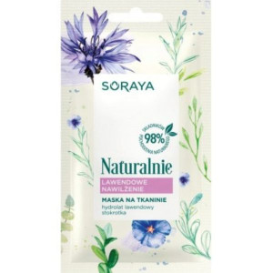 Soraya Natura Kojąca Lawendowa Maska na Tkaninie Nowy Soraya Sucha nawilżaj