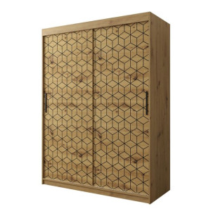 SZAFA PRZESUWNA 2 drzwiowa Plaster I 150 cm