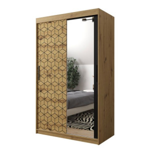SZAFA PRZESUWNA z lustrem Plaster II 120 cm