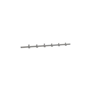 Minimalistyczny wieszak na kurtki, płaszcze, ręczniki Dag 60cm SZARY MAT