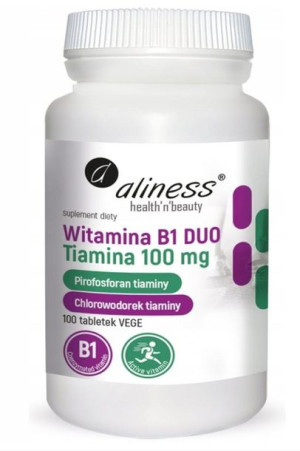 Aliness witamina B1 DUO tiamina 100 mg 100t
