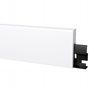 Listwy przypodłogowe DORA D0610, listwa biała 6cm