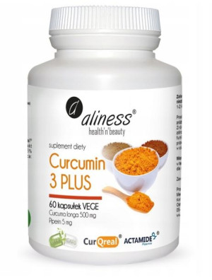 Aliness curcumin 500mg complex plus piperyna 5 mg