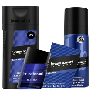 Bruno Banani Magic Man EDT 30ml Żel 250ml Dezodorant 150ml Zestaw