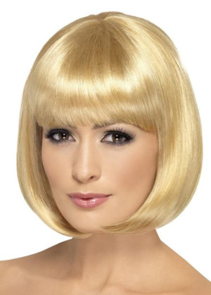 Peruka blond bob
