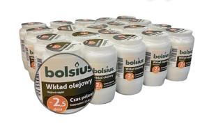 Wkłady do zniczy Bolsius olejowe 2,5 dnia 20 sztuk