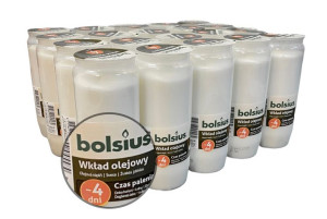 Wkłady do zniczy Bolsius olejowe 4 dni  20 sztuk