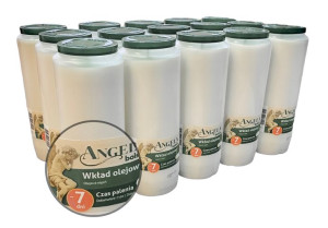 Wkłady do zniczy Angela Bolsius olejowe 7 dni  15 sztuk