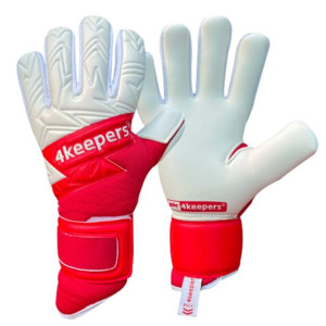 Rękawice 4Keepers Equip Poland NC Junior S842225 - BIAŁY; 6