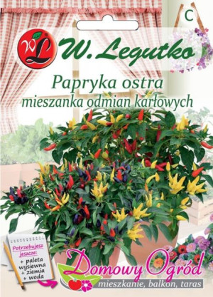 Nasiona Papryka ostra mieszanka odmian karłowych